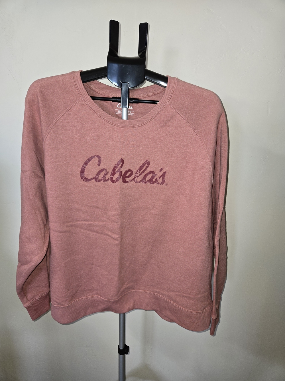 Cabela's Women's Dusty Rose Crewneck Sweatshirt 2XL